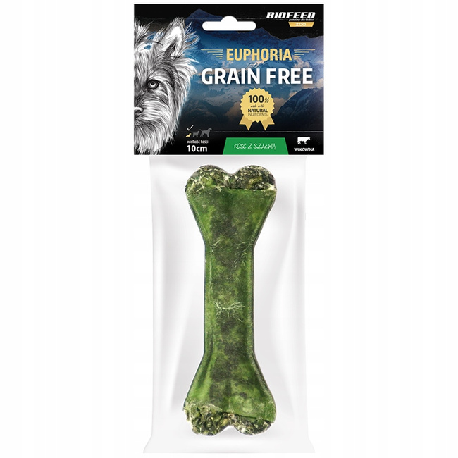 BIOFEED Euphoria Kość z Szałwią Przysmak Smakołyk dla psa 10cm
