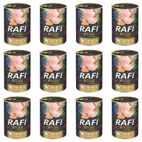 DOLINA NOTECI RAFI Karma mokra dla psa Przepiórka 12 x 400g Bezzbożowa