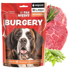 PAN MIĘSKO Burgery Naturalny Smakołyk przysmak dla psa Wołowina 12 x 100g