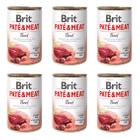 Brit Pate & Meat 6 x 400g Beef mokra karma dla psa
