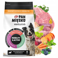 PAN MIĘSKO MOBILITY&ACTIVE Specjalne Potrzeby karma psa sucha CHRUPKI M 9kg