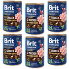 Brit By Nature 6 x 400g Chicken mokra karma dla psów