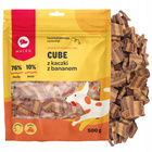 MACED CUBE naturalny smakołyk przysmak dla psa Kaczka z Bananem 500g