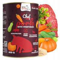 Syta Micha Chef karma mokra dla psa wieprzowina z warzywami 400g