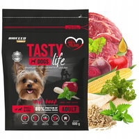 BIOFEED TASTY DOGS LIFE Small Wołowina karma dla psa sucha 600g zdrowa