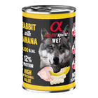 ALPHA SPIRIT Karma mokra dla psa Królik 400g