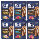 Brit By Nature Fillets in Gravy 6 x 85g Mix mokra karma dla psów