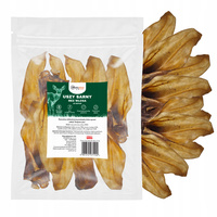 Przysmak dla psa Ucho Sarny bez włosa 10 szt GACZOO naturalny gryzak