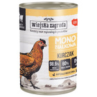 WIEJSKA ZAGRODA MONO Karma mokra dla kota Kurczak 6 x 400g