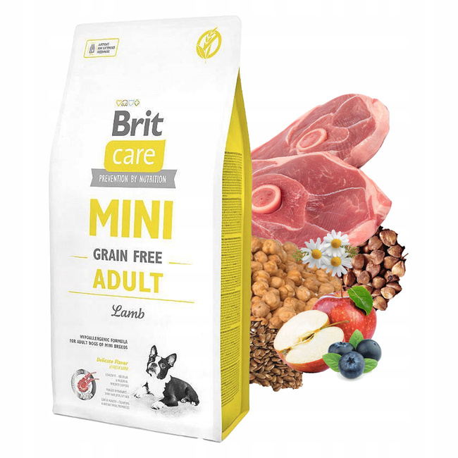 Brit Care Mini Grain Free 400g Lamb sucha karma dla psa 
