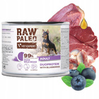 RAW PALEO Duoprotein Mix Smaków karma dla psa mokra 4 x 200g bezzbożowa