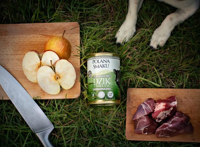 Mokra karma monobiałkowa dla psa Polana Smaku Light Jeleń Burak 20 x 400g