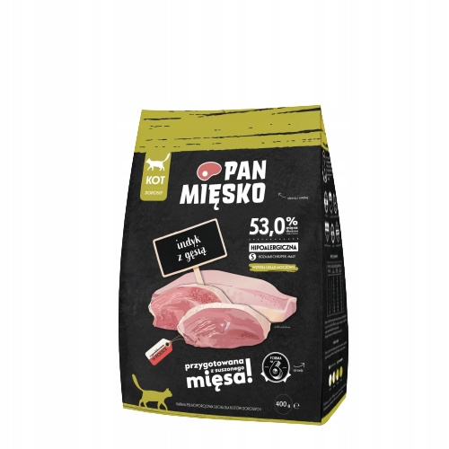 Pan Mięsko karma dla kota sucha 5 x 400g Mix