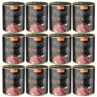 PIPER DOLINA NOTECI Karma mokra dla psa Kaczka z gruszką 12 x 800g