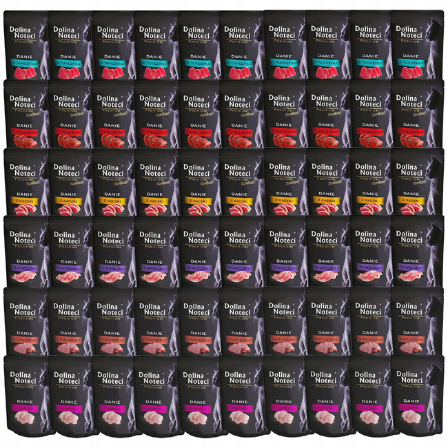 DOLINA NOTECI Premium Danie mokra karma dla kota mix smaków 60 x 85g