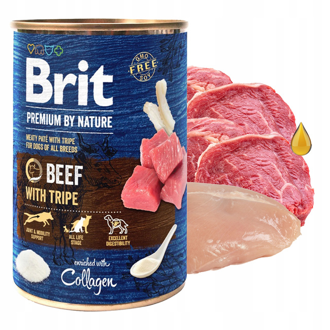 Brit By Nature 400g Beef mokra karma dla psa