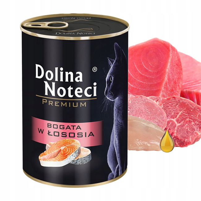 DOLINA NOTECI Premium Karma mokra dla kota Łosoś 400g