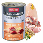 ANIMONDA GranCarno Sensitive karma mokra dla psa Kurczak Ryż 400g