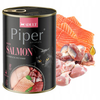 PIPER Karma mokra dla kota Dolina Noteci Łosoś 400g bez zbóż