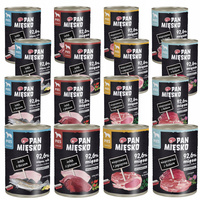 Pan Mięsko karma dla psa mokra 16 x 400g mix
