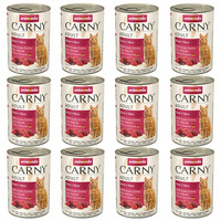 ANIMONDA Carny karma mokra dla kota Wołowina z Sercami 12 x 400g