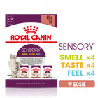ROYAL CANIN Sensory Smell, Taste, Feel karma mokra dla kotów 3 x 4 x 85 g