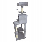 Drapak dla kota Gaczoo duży wieża legowisko jasny szary 55 x 45 x 143 cm