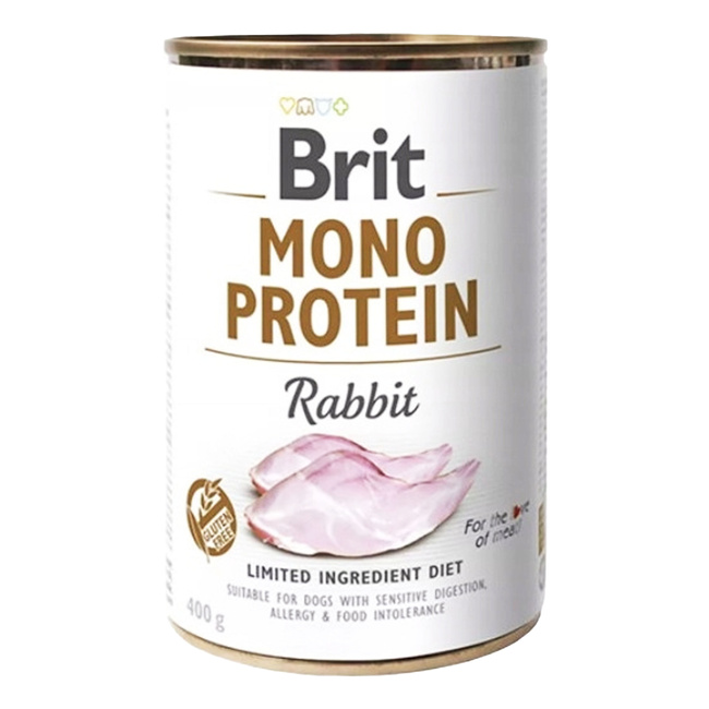 Brit Mono Protein 400g Rabbit mokra karma dla psa