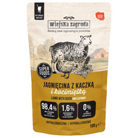 Wiejska Zagroda karma mokra dla kota Jagnięcina Kaczka z kocimiętką 100g