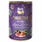 BRIT CHRISTMAS Mono Protein Jagnięcina mokra karma dla psa 400g