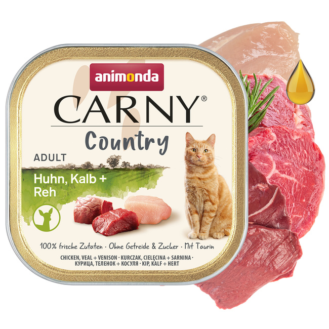 ANIMONDA Carny Country karma mokra dla kota Mix Smaków 4 x 100g