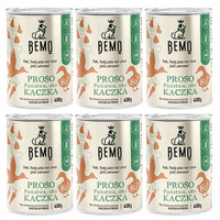 BEMO karma mokra dla psa PROSO PAŃSTWA, OTO KACZKA! 6 x 400g monobiałkowa