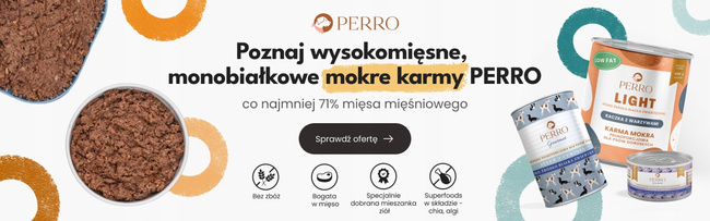 PERRO Gourmet Karma mokra dla psa Królik z marchewką 400g