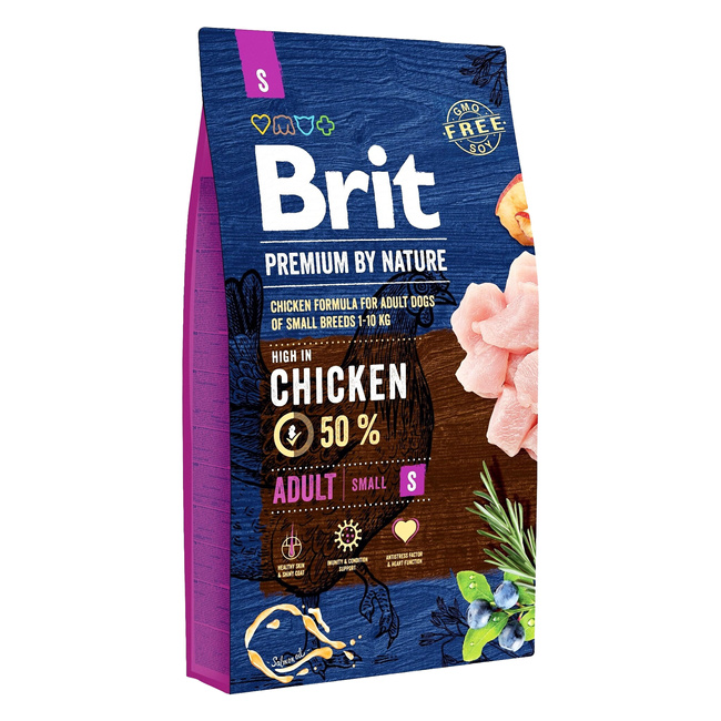 Brit By Nature 8 kg Adult S Chicken sucha karma dla psa