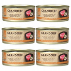 GRANDORF zdrowa karma mokra dla kota Tuńczyk Kurczak 6 x 70g Bezzbożowa