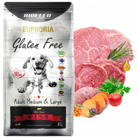 BIOFEED Euphoria Medium&Large karma sucha dla psa Wołowina 12 kg