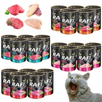 Karma mokra dla kota RAFI MIX Smaków 20 x 400g