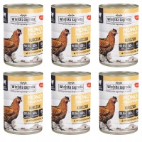 WIEJSKA ZAGRODA MONO Karma mokra dla kota Kurczak 6 x 400g