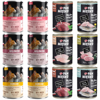 PAN MIĘSKO PET REPUBLIC Karma mokra dla kota MIX Smaków 12 x 400g