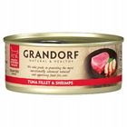 GRANDORF zdrowa karma mokra dla kota Tuńczyk Krewetki 12 x 70g Bezzbożowa