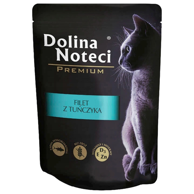 DOLINA NOTECI Premium Filet karma mokra dla kota mix smaków 48 x 85g