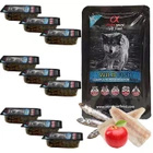 ALPHA SPIRIT Karma półmiękka dla psa WILD FISH 10x200g