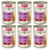 ANIMONDA Carny karma mokra dla kota Wołowina z Jagnięciną 6 x 400g