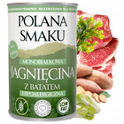 Mokra karma monobiałkowa dla psa Polana Smaku Jagnięcina z batatem 6 x 400g