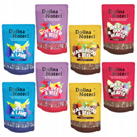 DOLINA NOTECI SUPERFOOD Karma mokra dla psa mix smaków 8 x 300g