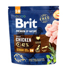 Brit By Nature 1 kg Chicken S + M sucha karma dla psów 