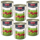 ANIMONDA GranCarno Adult mokra karma dla psa 6 x 800g Wołowina Kacze Serca