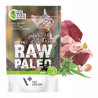 RAW PALEO Karma mokra dla kociąt Dziczyzna 12 x 100g Bezzbożowa