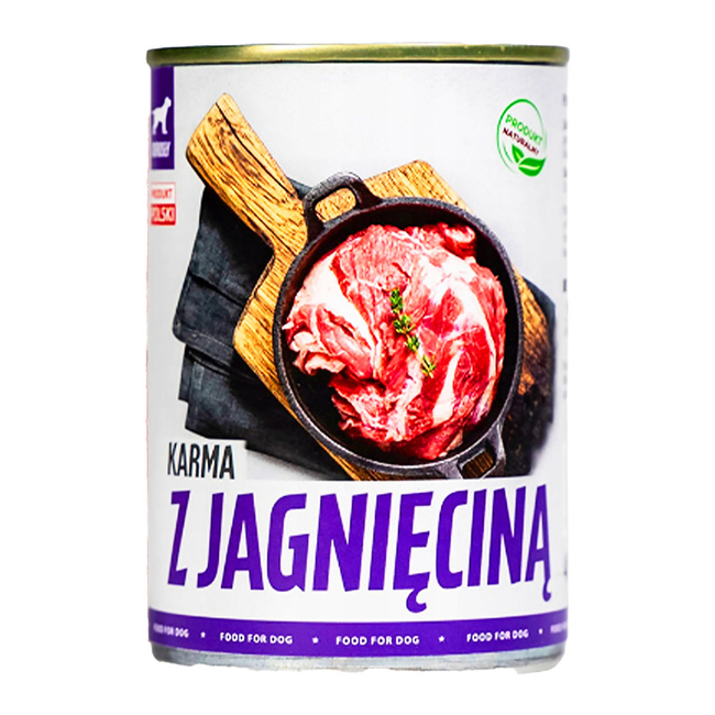 Karma mokra dla psa TUF TUF Jagnięcina 400g