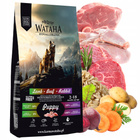 WATAHA Średnie rasy karma sucha szczeniąt Jagnię Królik Wołowina Ryż 2 kg